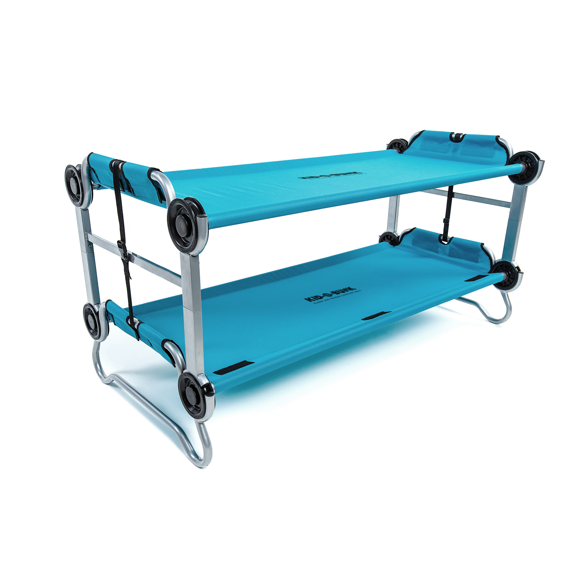 Disc-O-Bed Kid-O-Bunk Portable Cot System — Teal Blue, 200-Lb. Capacity, Model# 31105B